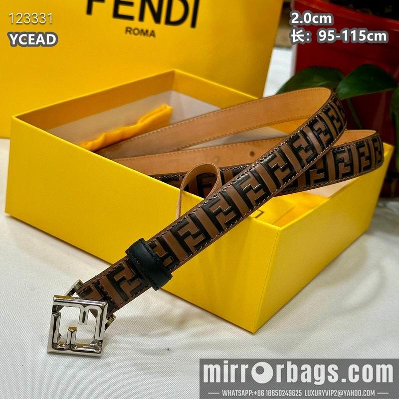 Replica Fendi belt 20mmX95-115cm 8L15