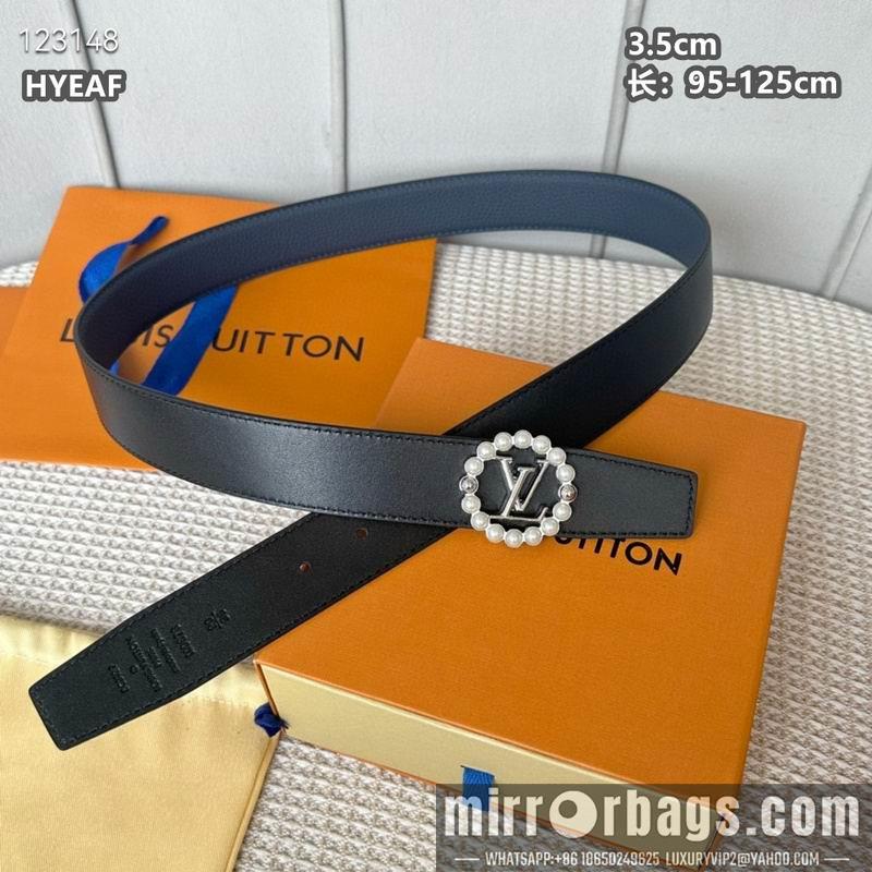 Replica LV belt 35mmX95-125cm 8L16