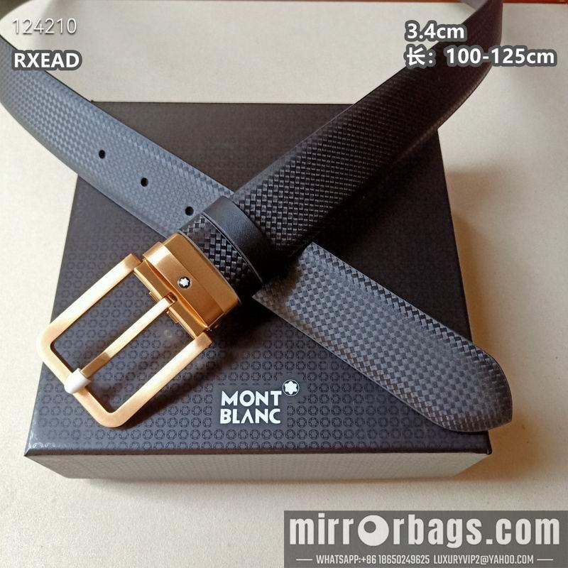 Replica Montblanc belt 34mmX100-125cm 8L07