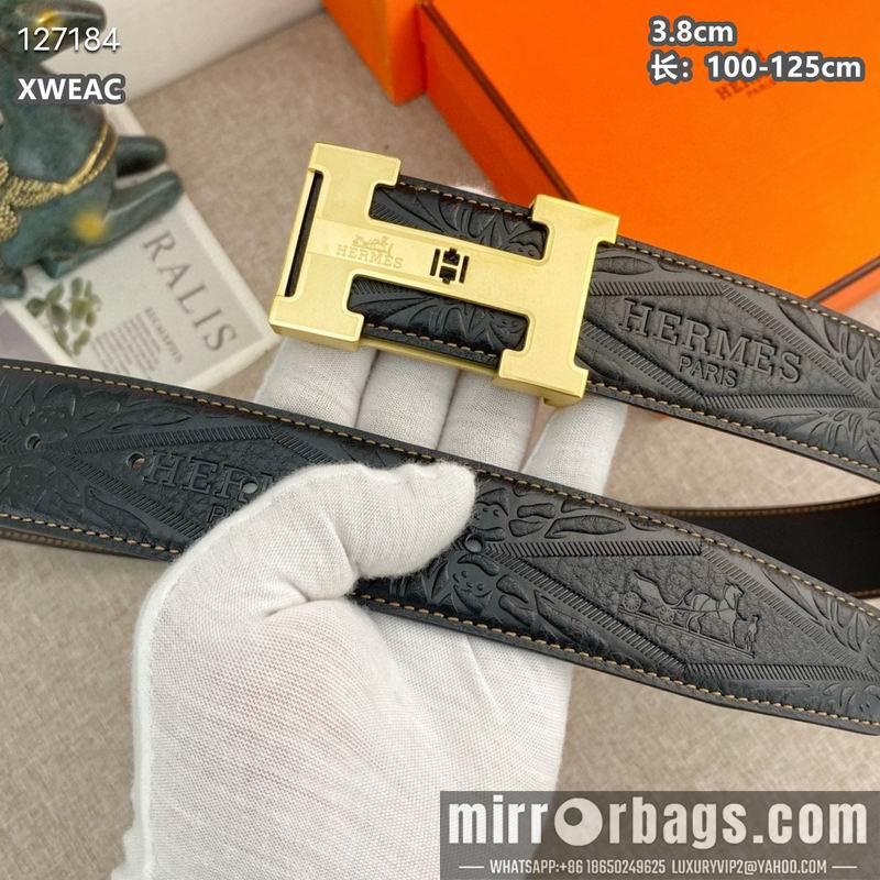 Replica Hermes belt 38mmX100-125cm 8L39