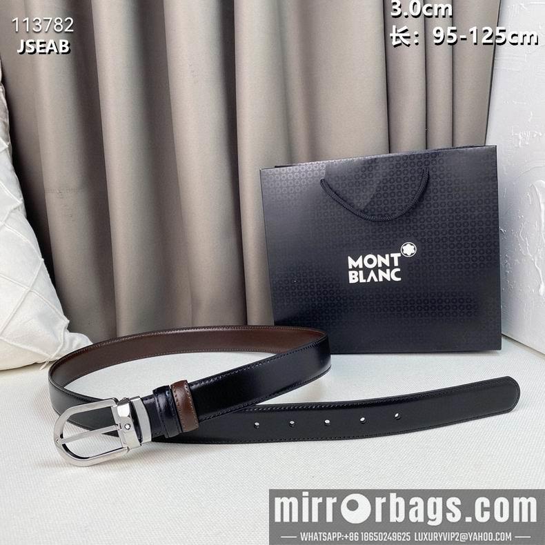 Replica Montblanc belt 30mmX95-125cm 8L03
