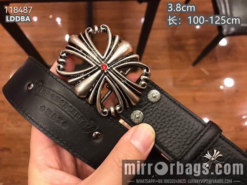 Replica Chrome Hearts belt 38mmX100-125cm 8L03