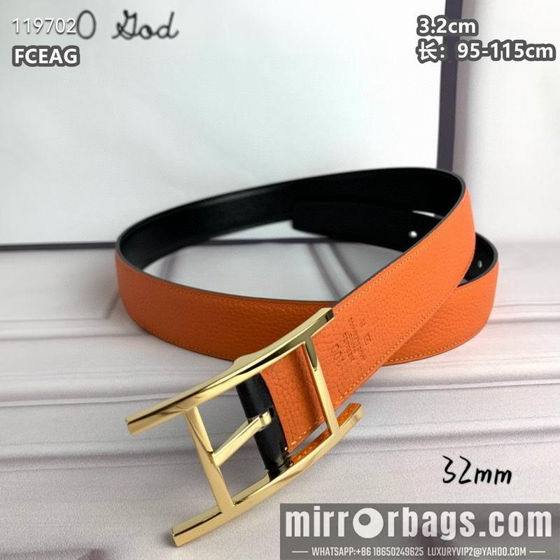 Replica Hermes belt 32mmX95-115cm 8L040802