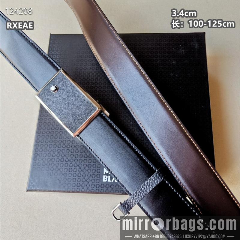 Replica Montlanc belt 34mmX100-125cm 8L10