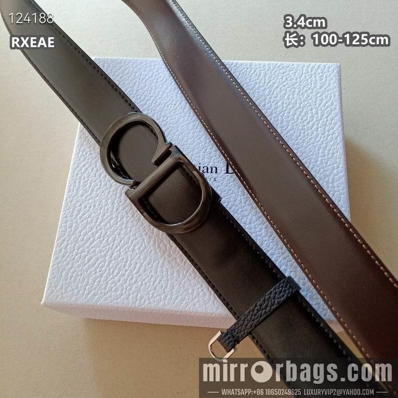 Replica Dior belt 34mmX100-125cm 8L01
