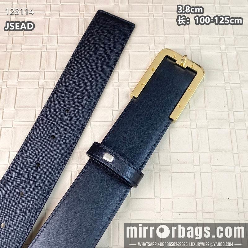 Replica Prada belt 38mmX100-125cm 8L06