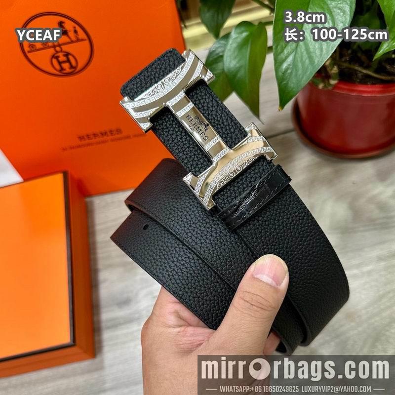 Replica Hermes belt 38mmX100-125cm 8L60