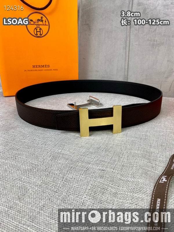 Replica Hermes belt 38mmX100-125cm 8L04