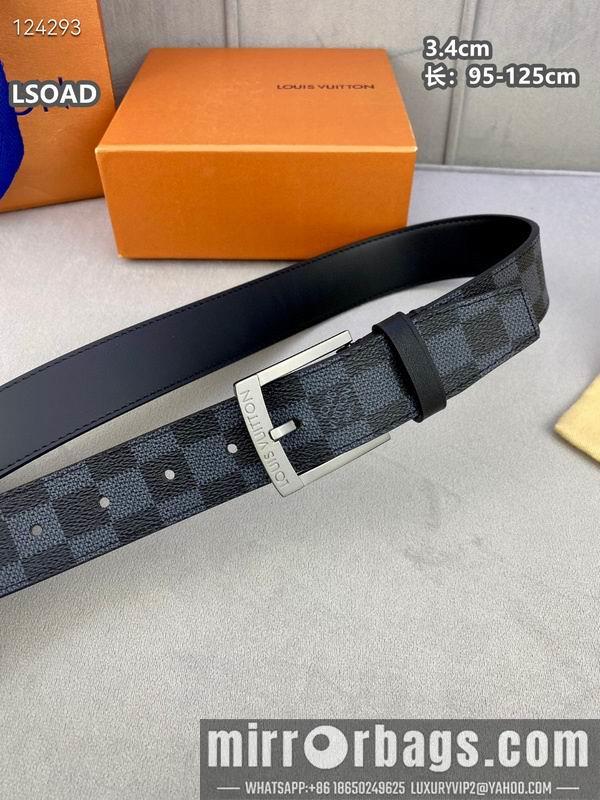 Replica LV belt 34mmX95-125cm 8L25