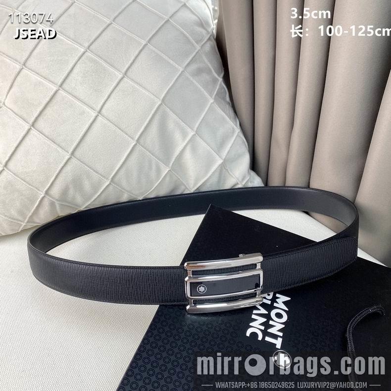 Replica Montblanc belt自动带 35mmX100-125cm 8L03