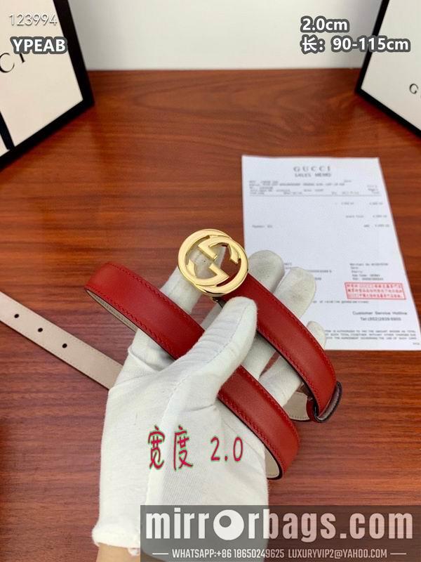 Replica Gucci belt 20mmX90-115cm 8L24
