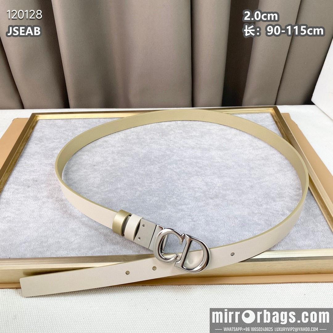 Replica Dior belt 20mmX90-115cm 8L072001