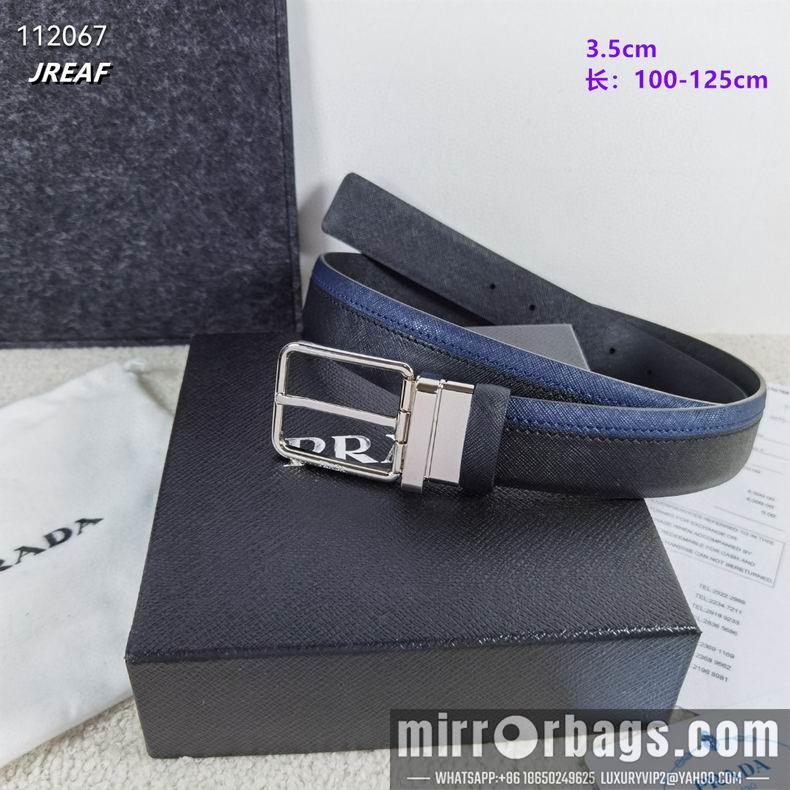 Replica Prada belt 35mmX100-125cm 8L05