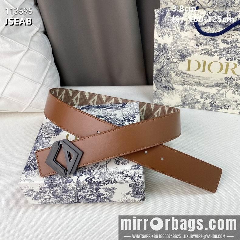 Replica Dior belt 38mmX100-125cm 8L02