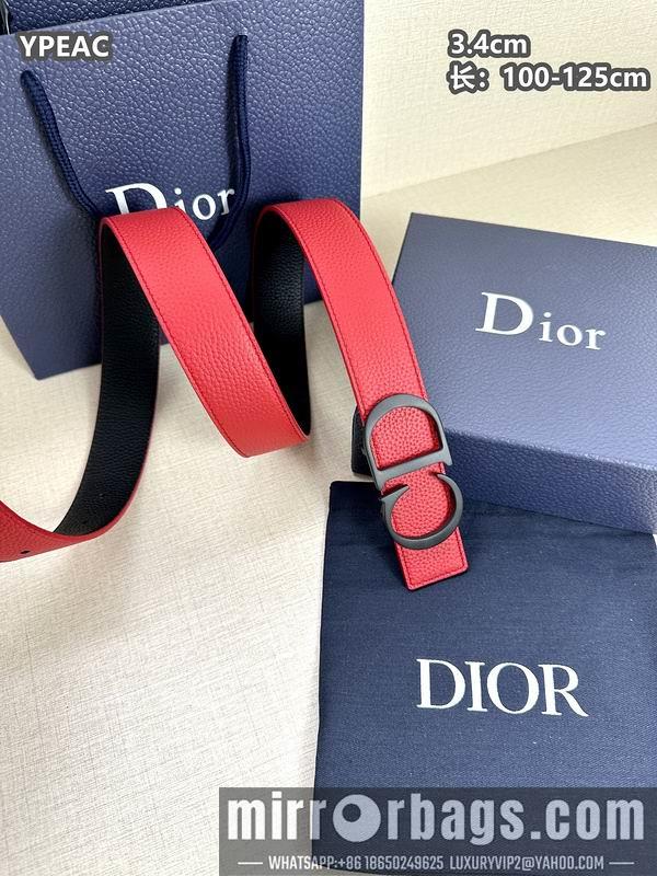 Replica Dior belt 34mmX100-125cm 8L07