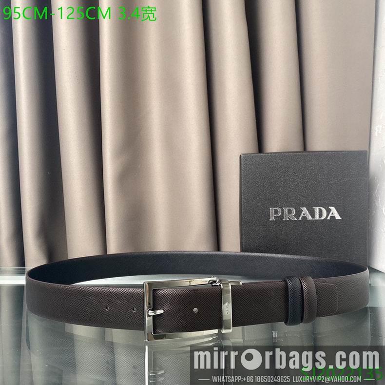Replica Prada Belt 34mmX95-125cm 7D01