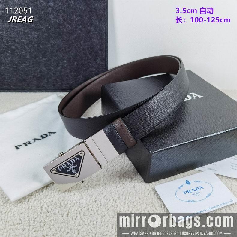 Replica Prada belt 35mmX100-125cm 8L09