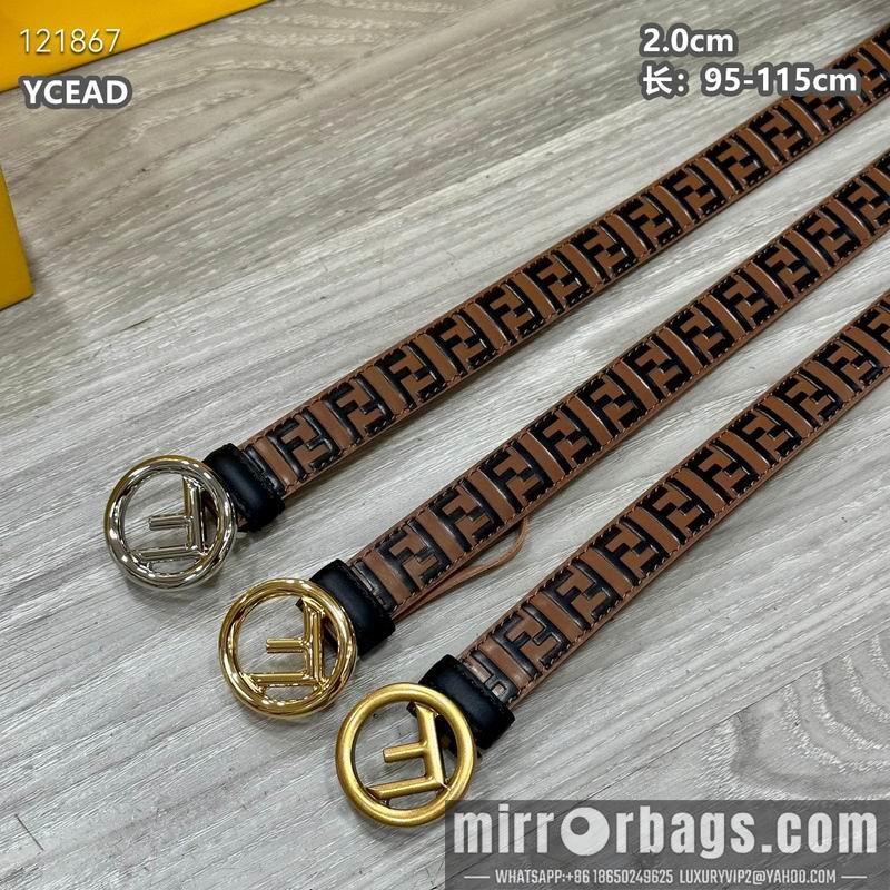 Replica Fendi belt 20mmX95-115cm 8L20
