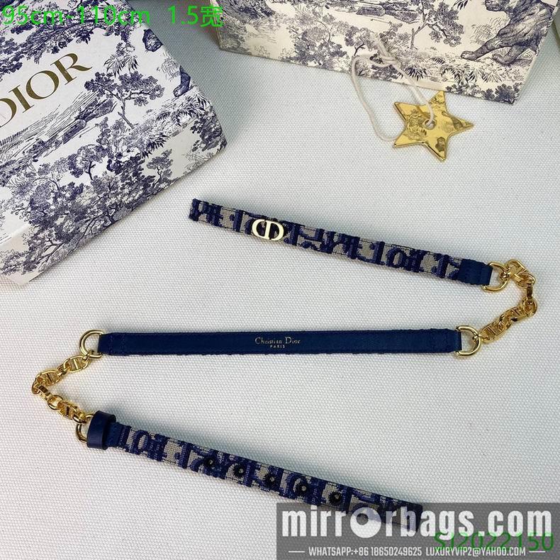 Replica Dior belt 15mmX95-110cm 7D02