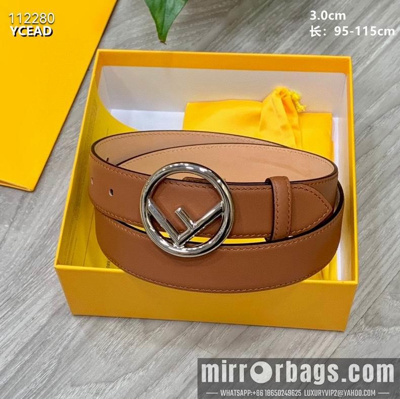 Replica Fendi Belt 30mmX95-115cm 8L07