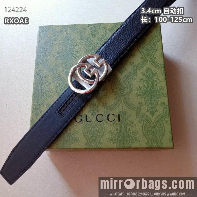 Replica Gucci belt 34mmX100-125cm 8L22