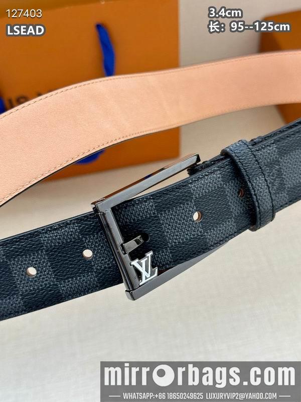 Replica LV belt 34mmX95-125cm 8L32