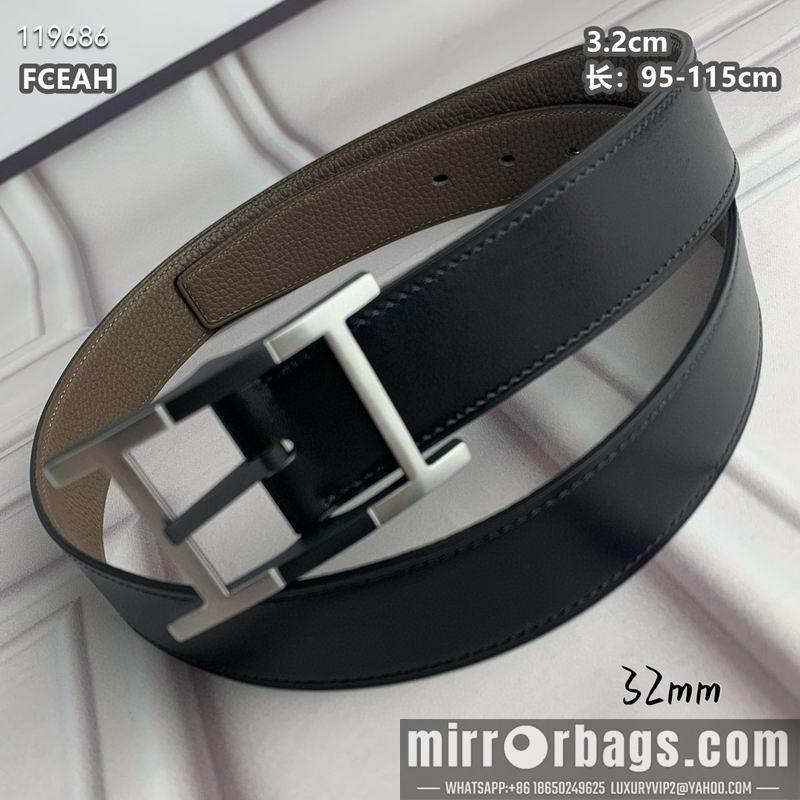 Replica Hermes belt 32mmX95-125cm 8L040803