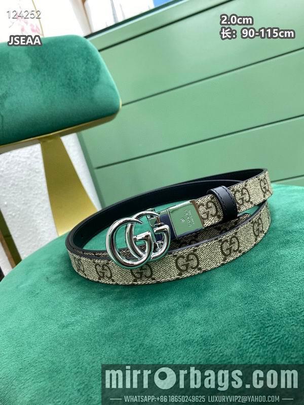 Replica Gucci belt 20mmX90-115cm 8L22