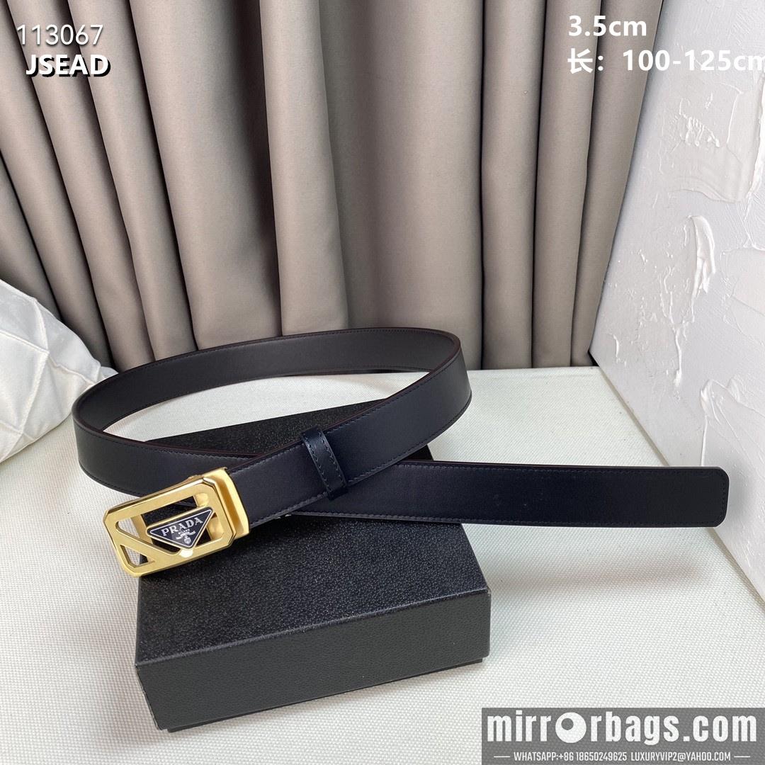 Replica Prada belt 35mmX100-125cm 8L01