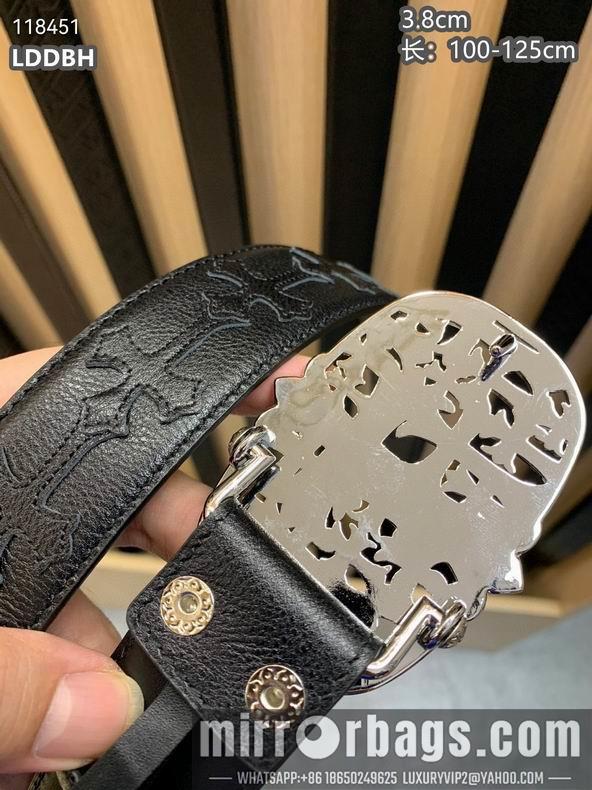 Replica Chrome Hearts belt 38mmX100-125cm 8L19