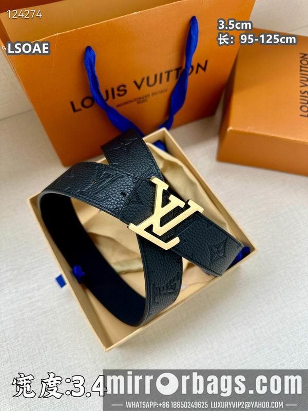 Replica LV belt 35mmX95-125cm 8L08