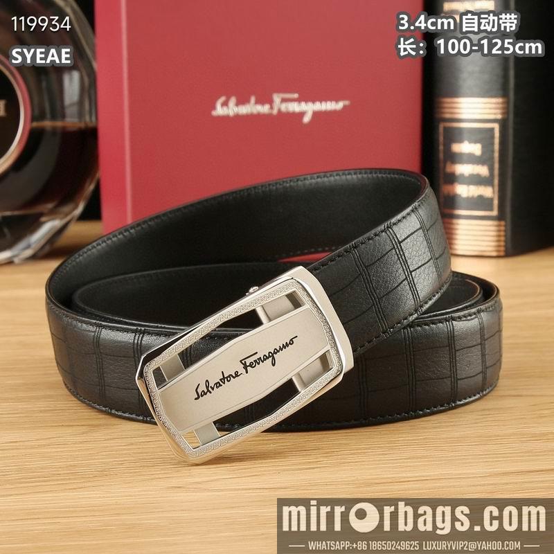 Replica Ferragamo belt 34mmX100-125cm 8L05