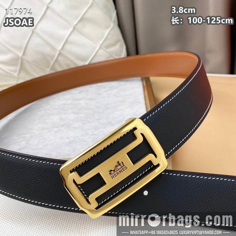 Replica Hermes belt 38mmX100-125cm 8L010801