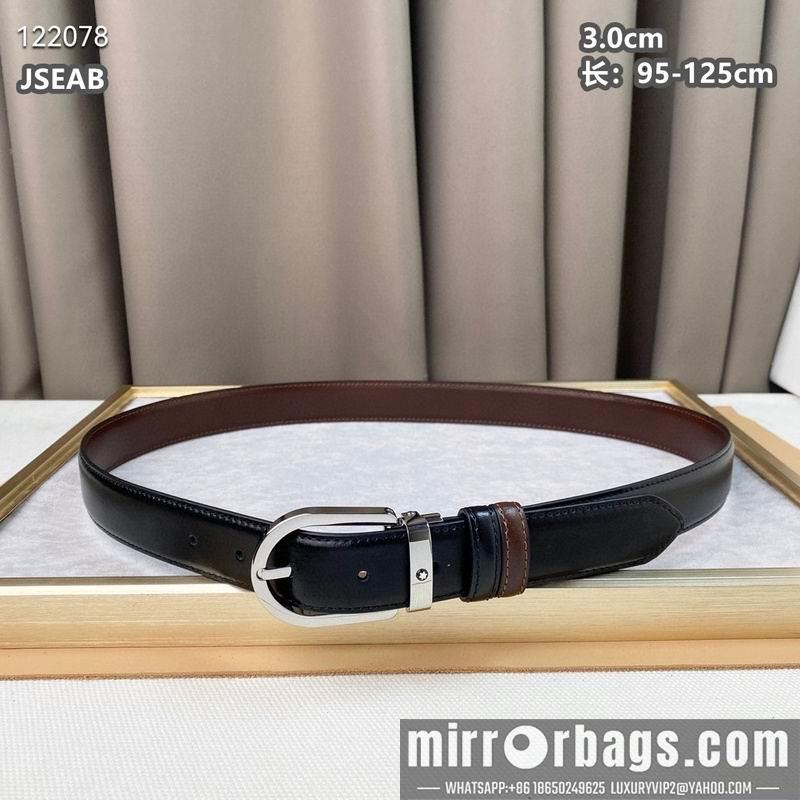 Replica Montblanc belt 35mmX95-125cm 8L05