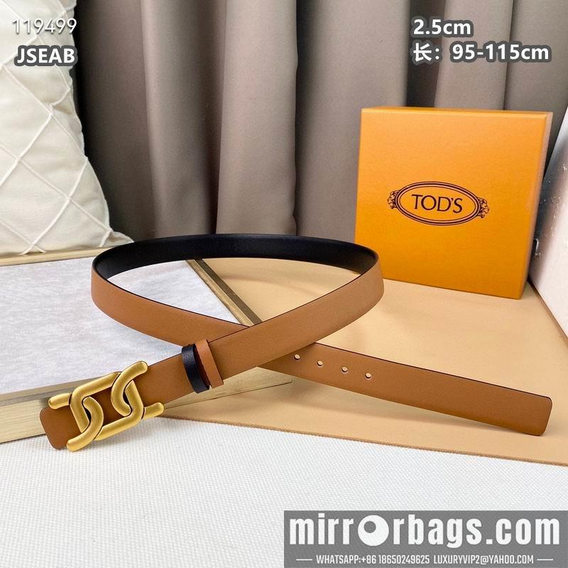 Replica Tod's belt 25mmX95-115cm 8L040801
