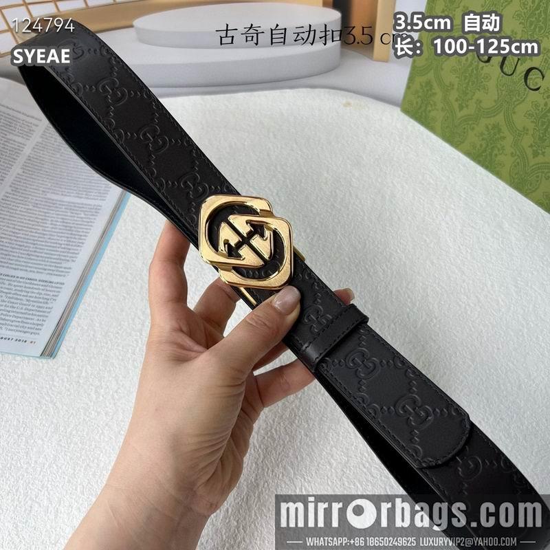 Replica Gucci belt 35mmX100-125cm 8L15