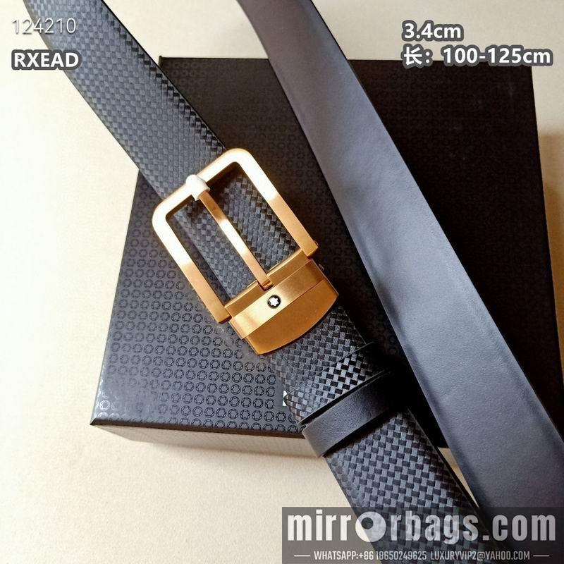 Replica Montblanc belt 34mmX100-125cm 8L07