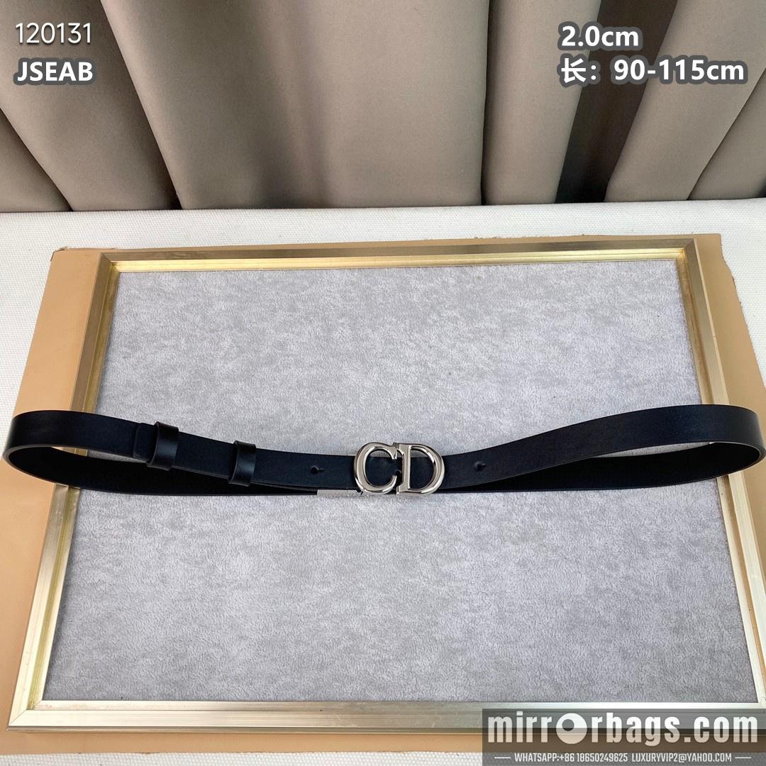 Replica Dior belt 20mmX90-115cm 8L072001