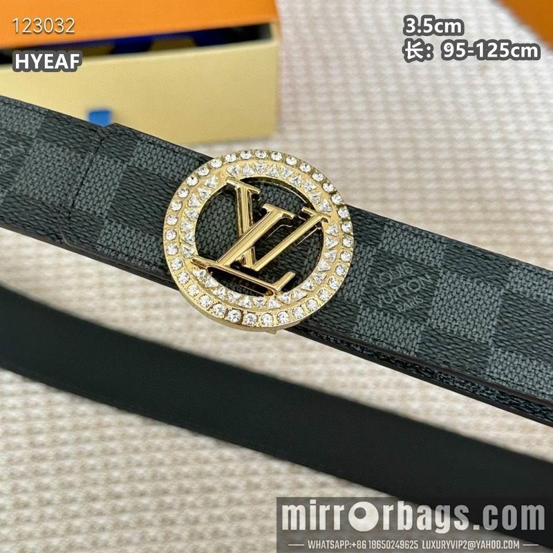 Replica LV belt 35mmX95-125cm 8L18