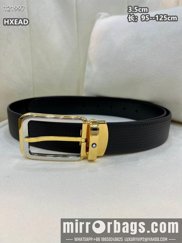 Replica Montblanc belt 35mmX95-125cm 8L04