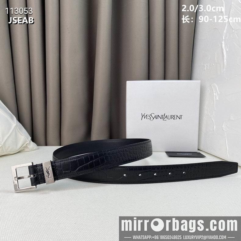 Replica YSL belt 20 30mmX90-125cm 8L02