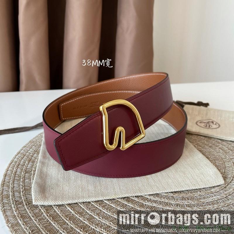 Replica Hermes Belt 38mmX95-125cm 7D51