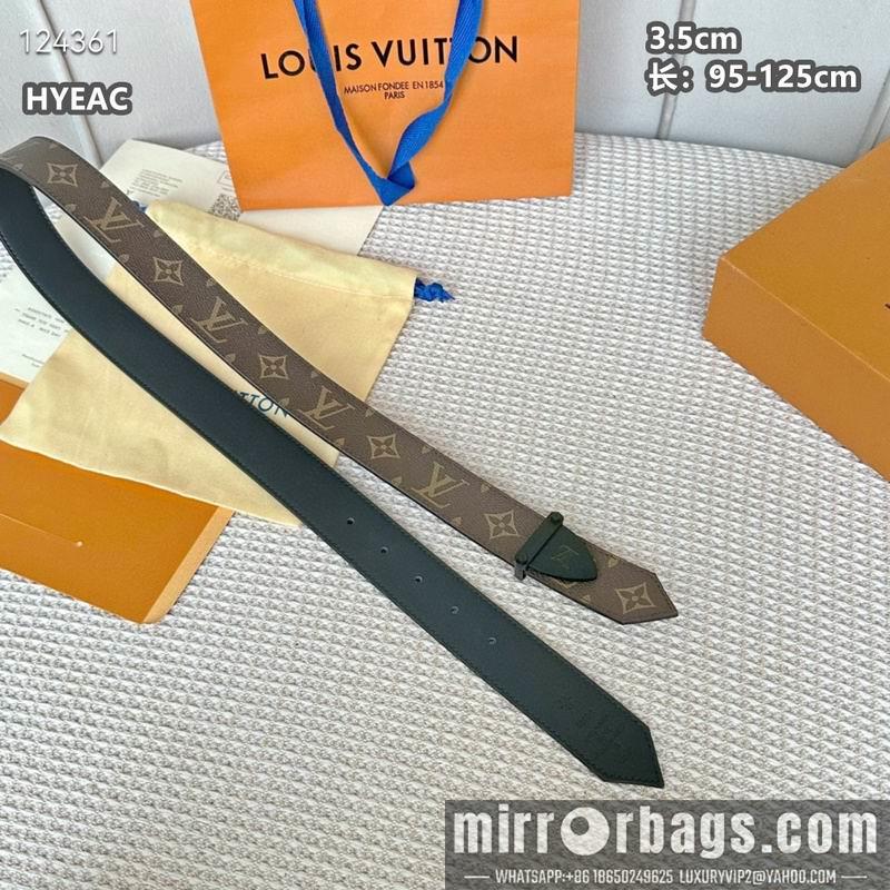 Replica LV belt 35mmX95-125cm 8L15