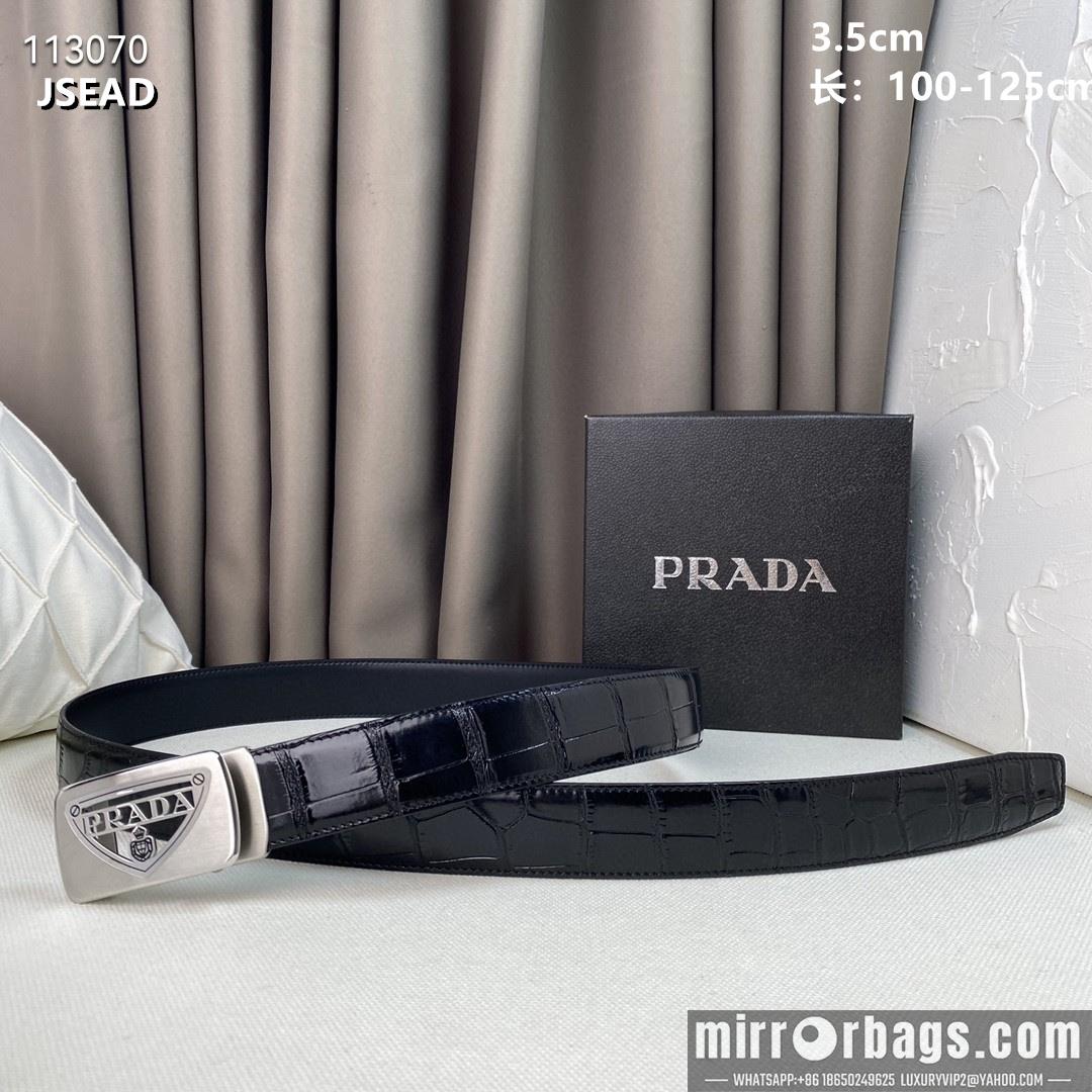 Replica Prada belt 35mmX100-125cm 8L02