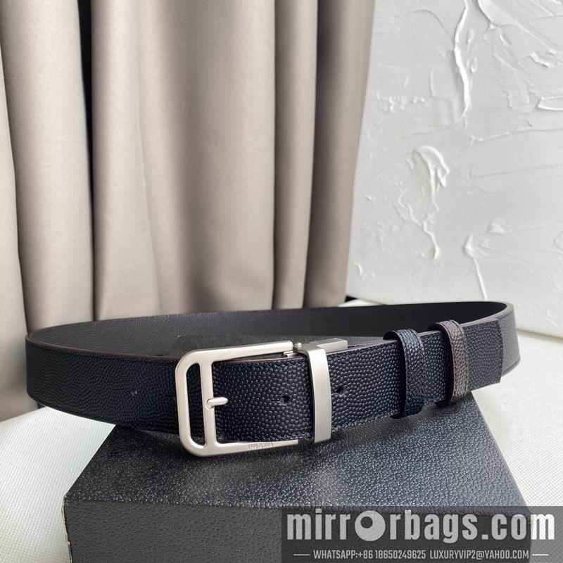 Replica Prada belt 35mmX95-125cm 7D02