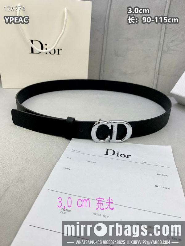 Replica Dior belt 30mmX90-115cm 8L111004