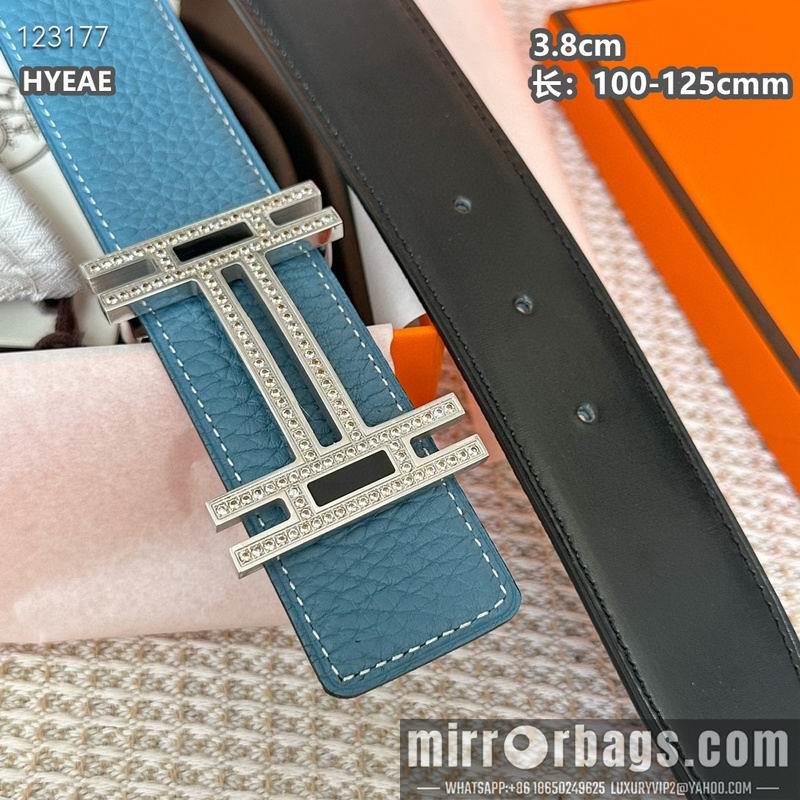 Replica Hermes belt 38mmX100-125cm 8L17