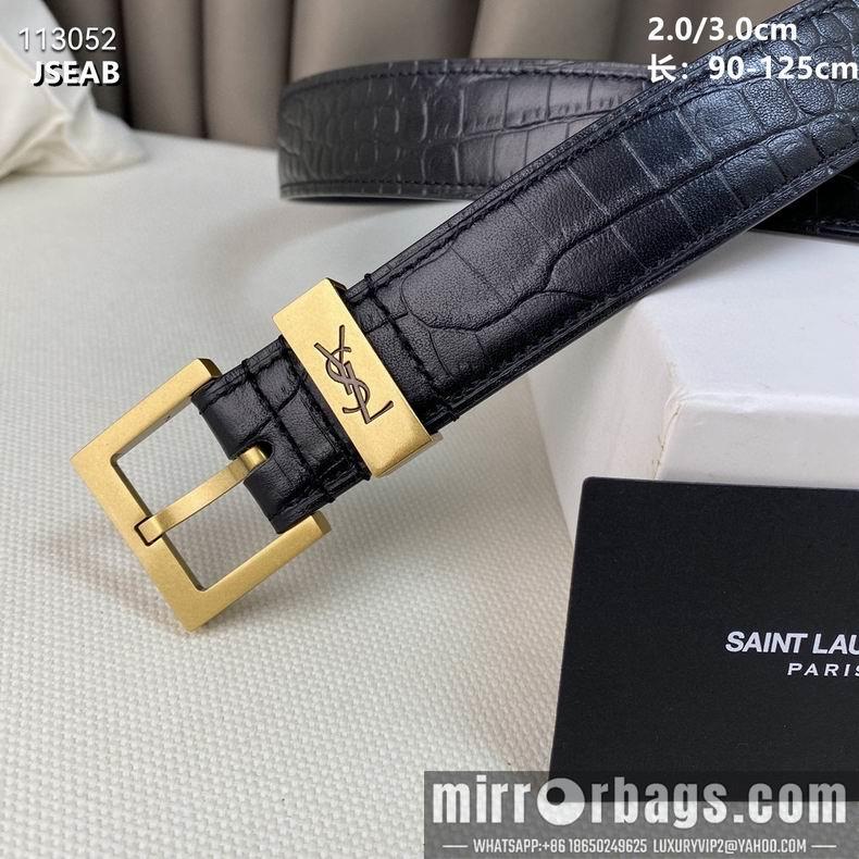 Replica YSL belt 20 30mmX90-125cm 8L02