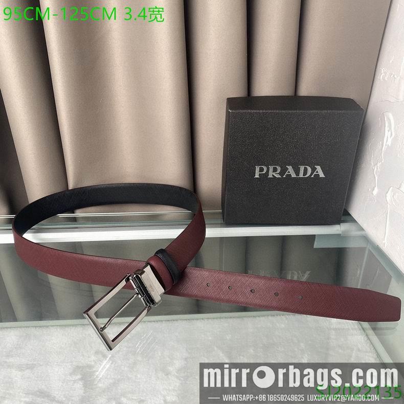 Replica Prada Belt 34mmX95-125cm 7D01