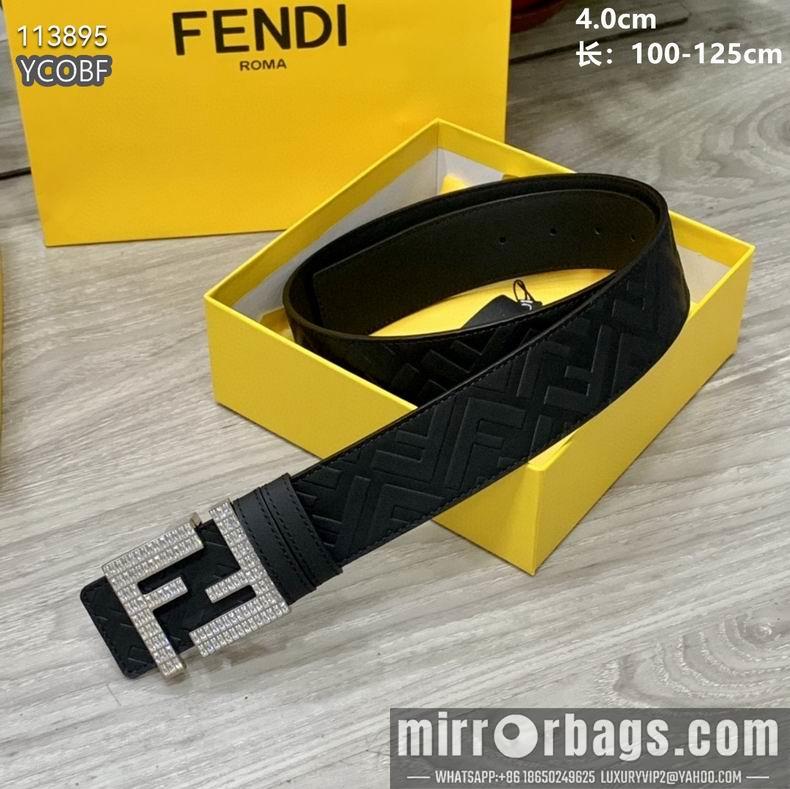 Replica Fendi Belt 40mmX100-125cm 8L74